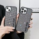 個性潮 miu miu iphone15/14pro/13pro maxケース 激安  iphone 14/13mini/13pro/13pro max/12/11ケースに対応