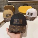 ルイヴィトン LV ロゴ 刺繍 ベースボールキャップ 野球帽 海外 流行り