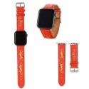お姫様風 ysl アップルウォッチバンド 女性愛用 ブランド ロゴ付き Apple Watch 流行り イヴサンローラン スライド式 オシャレ 個性 人工皮革