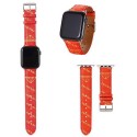 スライド式 Apple Watch プラダ 男女兼用 流行り Prada アップルウォッチバンド ラグジュアリー ハイブランド 人工皮革 おすすめ ロゴ付き 新作