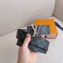 ビトン カジュアル 太さ 3.8cm 綺麗 ファッションベルト オシャレ ロゴ付き メンズベルト 牛革 誕生日プレゼント 欧米風 ベルトヴィトン 彼氏へのプレゼント 店舗 ブランド