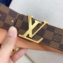 流行り ハイブランド LV カジュアル 牛革 ロゴ付き メンズベルト 誕生日プレゼント ビジネス オシャレ 太さ 4.0cm 上司へのプレゼント 欧米風 ルイビトン ベルト ファッションベルト 綺麗
