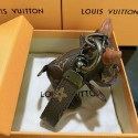 可愛い風 ルイヴィトン キーホルダー飾り LV バッグチャーム ウシ ペンダント ブラウン レザー ファッション小物 アクセサリー ブランド風 男女兼用