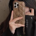 Chanel シャネルiphone14 15 pro 15 plusケースブランドカード入れハイブランドiphone14pro/14 15plusカバー韓国風iphone14/13/15pro maxケースレディース斜め掛けハイブランドアイフォン15 14ケース