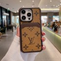 ルイビトンiphone15/14pro maxケースハイブランドグッチ iphone15+/14/14plus/14proケース バーバリー カードポケット付き収納 iphone13/13pro/13pro maxカバー 耐衝撃