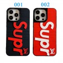 シュプリーム Supreme iphone14 15 ultraケースブランドルイビトン 高品質シリコンiphone15 14pro maxケース