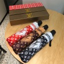 ルイ ヴィトン/LV 晴雨傘お洒落個性傘三つ折り自動機能携帯便利カサ 99%uvカット紫外線防止日焼け止め