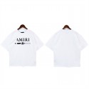 アミリ tシャツ潮流個性人気男女向けカジュアルティシャツ短袖コットン