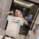 BV Tシャツ半袖混色カジュアルコットンティシャツ短袖トップス男女向けファッション