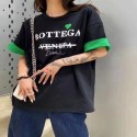 BV Tシャツ半袖混色カジュアルコットンティシャツ短袖トップス男女向けファッション