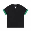 BV Tシャツ半袖混色カジュアルコットンティシャツ短袖トップス男女向けファッション