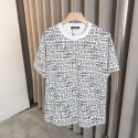 D&G tシャツ短袖お洒落プリントカジュアル男女向けティシャツ