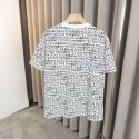 D&G tシャツ短袖お洒落プリントカジュアル男女向けティシャツ