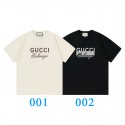 グッチgucci tシャツカップル向け人気新作短袖カジュアルトップス立体的シリコーンロゴ