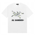 JIL SANDER+  tシャツ短袖カップル向けお洒落ティシャツコットントップス