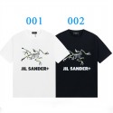 JIL SANDER+  tシャツ短袖カップル向けお洒落ティシャツコットントップス