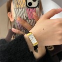 イブサンローラン/YSL 人気腕時計女性用腕時計 レトロ高級長方形ベルト職場用腕時計高配版ブロック