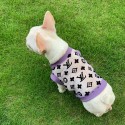 LV紗チョッキ夏の薄手通気法斗テディ子犬服新型犬の夏服毛落ち防止
