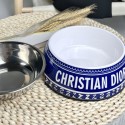 ディオール/Dior 人気のドッグボウル ペットボウル ファトコキテディシナリーステンレス食器 水を飲む猫鉢 犬鉢