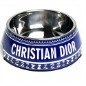 ディオール/Dior 人気のドッグボウル ペットボウル ファトコキテディシナリーステンレス食器 水を飲む猫鉢 犬鉢