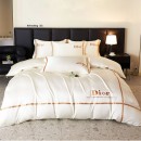 ディオール/Dior 寝具4点セット 軽量贅沢超絹滑り布団カバー 高級春夏シーツ 2024欧風フィレット