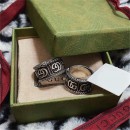 グッチ純銀霊蛇指輪 男女の定番カップルのペアリング 色落ちしない指輪