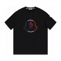 春夏の新作モンクレールTシャツ プリントアルファベットクルーネック半袖Tシャツ カジュアル 純綿ゆったり男女どちらでも着用可能