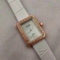 シャネル/Chanel 角砂糖時計 ドリルいっぱいの長方形高級精緻で軽量な女性時計 夏の防水石英時計