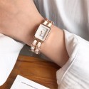 シャネル/Chanel 新型角砂糖時計 女性用ドリル長方形セラミック婦人時計夏季防水石英時計編み
