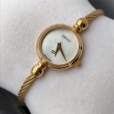 Gucci グッチ精鋼石英腕時計、ブレスレットとして使用可能、円形潮流ins風ブレスレット時計