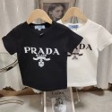 新作プラダプリントTシャツ男女カップル同PRADA純綿タイダイ半袖カップル半袖