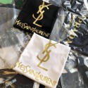 2024夏新小標サンローラン金丸首純綿Tシャツ男女ゆったりysl韓国版カップル服半袖ファッション