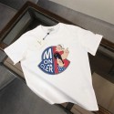 2024カップル新型モンクレール半袖コットン男女カジュアル Moncler夏の丸首プリントトレンドTシャツトップス