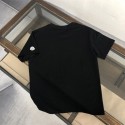 2024新型モンクレール夏、Monclerプリント男女同型丸襟純綿半袖ゆったりオーバーサイズTシャツ