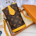 LVミニバケツバッグ女子の外出に必須 アイフォン携帯バッグ 人気のキーバッグ 車のキーバッグ 小銭を入れることができるイヤホン銀行カードの口紅など