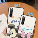 ディズニーiphone 15携帯ケース油絵ミッキーミニー Disney galaxy s 24/23皮柄ケース落下防止iphone 14保護カバー適用
