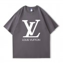 ルイ ヴィトン/LV 新型純綿半袖Tシャツ男女カップルカジュアルゆったりファッション