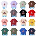 2024新型グッチ純綿半袖Tシャツ男女カップルカジュアルゆったりファッション うGucciさぎプリント