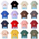 2024新型グッチ 純綿半袖Tシャツ男女カップルカジュアルゆったりファッション 花模様