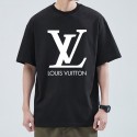 ルイ ヴィトン/LV 純綿半袖Tシャツ男女カップルカジュアルゆったりファッション 定番ロゴプリント