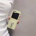 イブサンローラン ブランドGalaxy Z Flip5ケースカバー人気 YSL Galaxy Z Flip 5 3 4 ケース