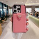 プラダiphone14/15 plusケースブランドPrada iphone15/14pro/15pro max/12/11ケースに対応 小銭や銀行カードを入れることができます