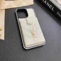 イブサンローランiphone14 15 pro 15 plusケースブランドカード入れハイブランドYSL iphone15pro/14/13カバー韓国風 小銭や銀行カードを入れることができます