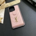 イブサンローランiphone14 15 pro 15 plusケースブランドカード入れハイブランドYSL iphone15pro/14/13カバー韓国風 小銭や銀行カードを入れることができます