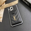 イブサンローランiphone14 15 pro 15 plusケースブランドカード入れハイブランドYSL iphone15pro/14/13カバー韓国風 小銭や銀行カードを入れることができます
