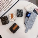 ディオール/Dior バッグはサムスンGalaxy zflip6携帯ケース折りたたみ画面個性Z Flip 6保護カバーflip 6高級zflip 3カードプラグインflip 4を適用