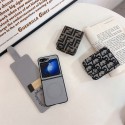 ディオール/Dior バッグはサムスンGalaxy zflip6携帯ケース折りたたみ画面個性Z Flip 6保護カバーflip 6高級zflip 3カードプラグインflip 4を適用