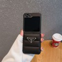 スタイリッシュなPradaエレメントGalaxy Z Flip 3/4/5/6ケース トレンド個性保護カバー