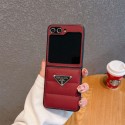 スタイリッシュなPradaエレメントGalaxy Z Flip 3/4/5/6ケース トレンド個性保護カバー