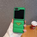 スタイリッシュなPradaエレメントGalaxy Z Flip 3/4/5/6ケース トレンド個性保護カバー